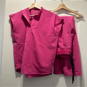 Figs Electric Fushia Rafeala XXS and Kade XS-P